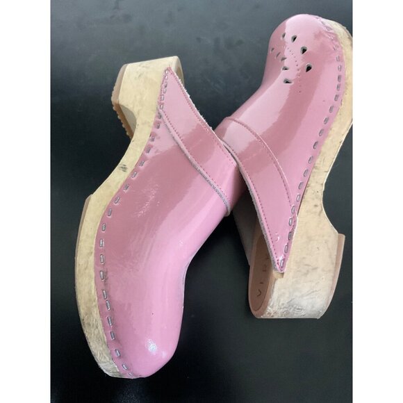 VERKA Clogs Blomma Patent Leather Blush Pink sz. 42 (US 11-11.5) - Picture 10 of 12